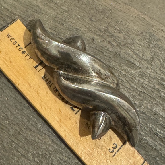 Patricia von Musulin Vintage Sterling Silver Twisted Motif Brooch Pin - Picture 13 of 15